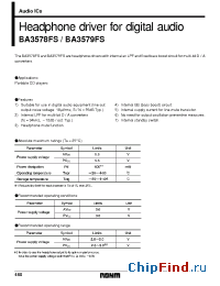 Datasheet BA3579FS производства Rohm