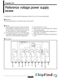 Datasheet BA3935 manufacturer Rohm