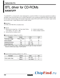 Datasheet BA5972 manufacturer Rohm