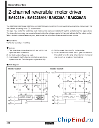 Datasheet BA6238AN производства Rohm