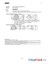 Datasheet BU2396KN manufacturer Rohm