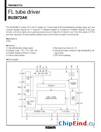 Datasheet BU2872AK manufacturer Rohm