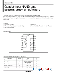 Datasheet BU4011BFV производства Rohm
