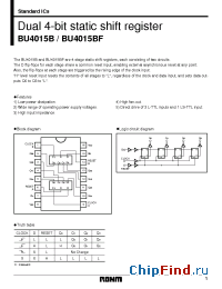 Datasheet BU4015BF производства Rohm