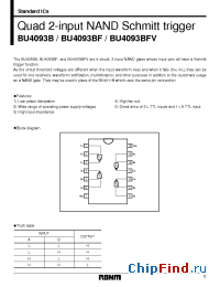 Datasheet BU4093BF производства Rohm