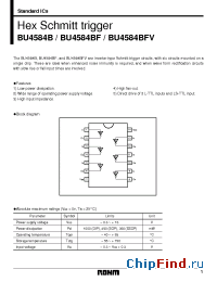 Datasheet BU4584BF manufacturer Rohm