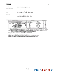 Datasheet BU4827FVE manufacturer Rohm