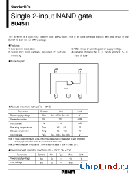 Datasheet BU4S11 manufacturer Rohm