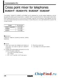 Datasheet BU8244F manufacturer Rohm