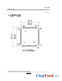 Datasheet QFP120 производства Rohm