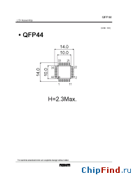 Datasheet QFP44 производства Rohm