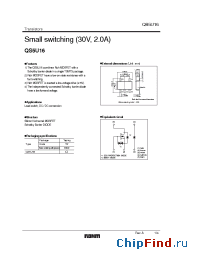 Datasheet QS5U16 производства Rohm