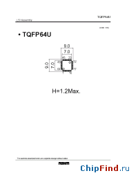 Datasheet TQFP64U manufacturer Rohm