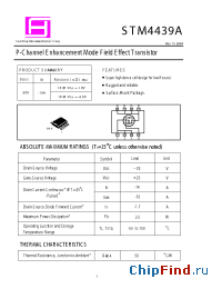 Datasheet STM4439A производства SamHop