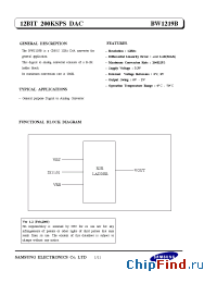 Datasheet bw1219b производства Samsung