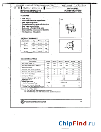 Datasheet IRF240 производства Samsung