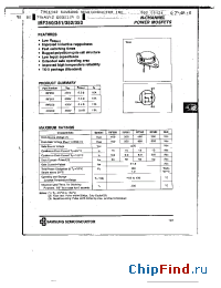 Datasheet IRF351 производства Samsung