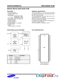 Datasheet K3N7V4000B-DC manufacturer Samsung