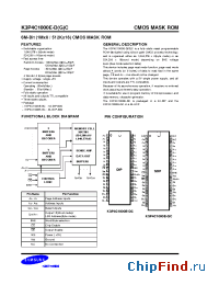 Datasheet K3P4C1000E-GC12 manufacturer Samsung