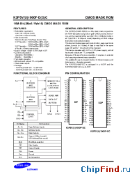 Datasheet K3P5U1000F-TC12 manufacturer Samsung