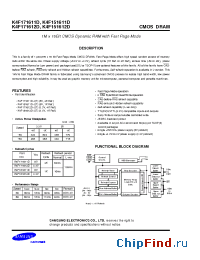 Datasheet K4F171612D-T manufacturer Samsung