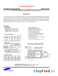 Datasheet K4F640412D-JC/L manufacturer Samsung
