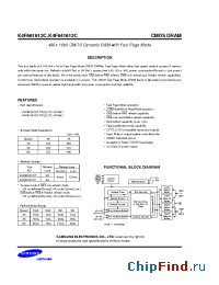 Datasheet K4F661612C manufacturer Samsung