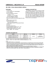 Datasheet K4M56323LE-EE1L производства Samsung