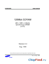 Datasheet K4S281632B производства Samsung