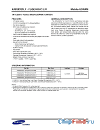 Datasheet K4S28323LF-F(H)E/N/S/C/L/R1H производства Samsung