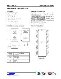 Datasheet KM23C64120 производства Samsung