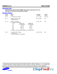 Datasheet KM68257C/CL-12 производства Samsung