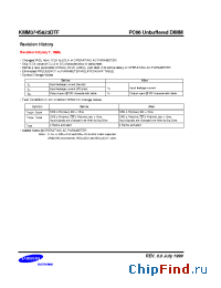 Datasheet KMM374S823DTF-G0 производства Samsung