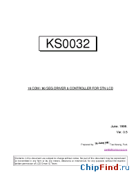 Datasheet KS0032 производства Samsung