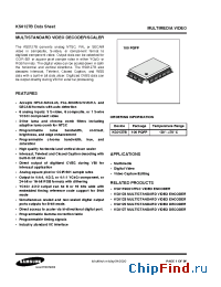 Datasheet KS0127B производства Samsung