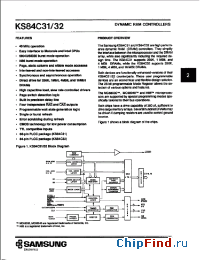 Datasheet KS84C31-25CL производства Samsung