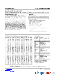 Datasheet M366S0424CTL-C10 производства Samsung