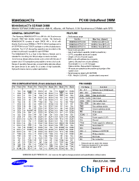 Datasheet M366S0824CT0-C1L производства Samsung
