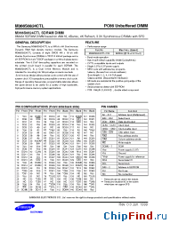 Datasheet M366S0824CTL-C10 производства Samsung
