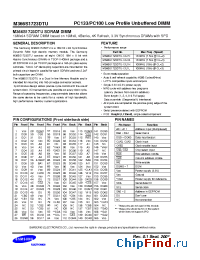 Datasheet M366S1723DTU-C7C производства Samsung