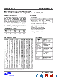 Datasheet M374F3280DJ1-C производства Samsung
