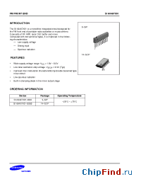 Datasheet S1A0497X01-S0B0 manufacturer Samsung