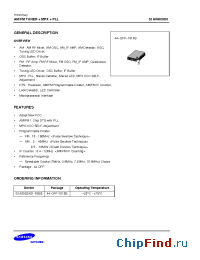 Datasheet S1A0903X01-R0B0 manufacturer Samsung