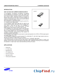 Datasheet S1P2655A04-S0B0 manufacturer Samsung
