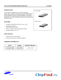 Datasheet S1T3361D manufacturer Samsung