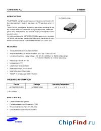 Datasheet S1T8825B manufacturer Samsung