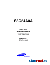 Datasheet S3C24A0A производства Samsung