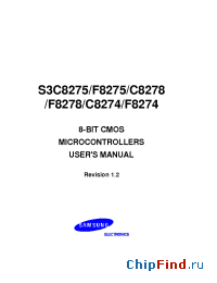 Datasheet S3C8274 производства Samsung