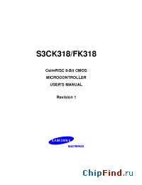 Datasheet S3FK318 производства Samsung
