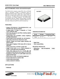 Datasheet S5D0127X01 производства Samsung